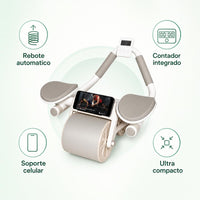 Beneficios: rebote automatico, contador, soporte celular, compacto
